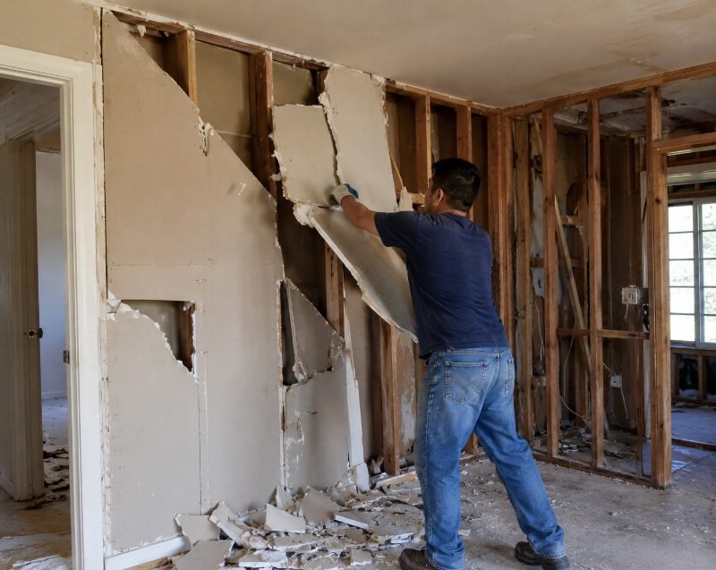 Drywall Removal project — Lafayette, Indiana